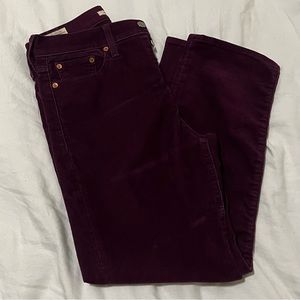 Levi’s High Waisted Corduroy Pants